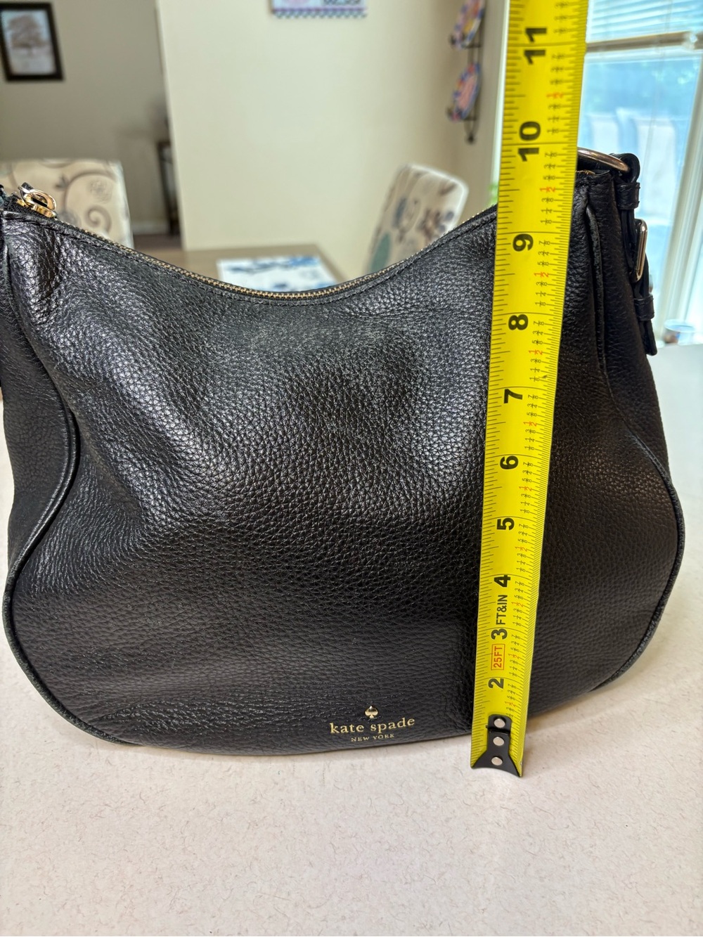 Kate Spade Black Leather Shoulder Bag - Picture 7 of 8